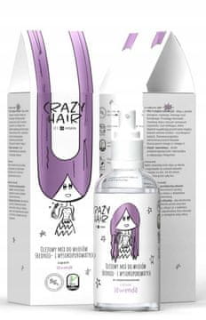 shumee HISKIN Crazy Hair mešanica olj za srednje in visoko porozne lase z vonjem sivke 100 ml