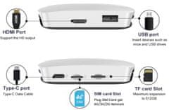 Carlinkit Carlinkit T-BOX UHD CPC-200-Tbox 8/128 GB SIM Mini HDMI USB-C Android 13 Apple Carplay Android Auto