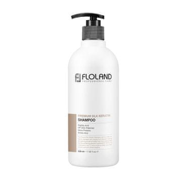 shumee FLOLAND PROFESSIONAL Premium šampon s svilnatim keratinom za močno poškodovane lase 530 ml