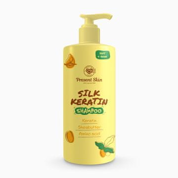 shumee PRESENT SKIN Silk Keratin gladilni šampon s svilo 500 ml