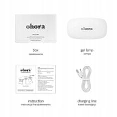shumee OHORA UV LED 6W hibridna lakirana svetilka v nalepki