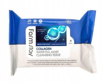 shumee FARMSTAY Kolagenski robčki za odstranjevanje ličil 30 kosov