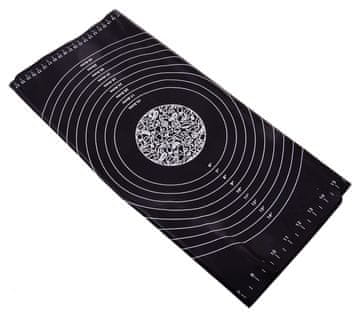 shumee VELIKA silikonska deska za testo XXL 45x64 cm ČRNA