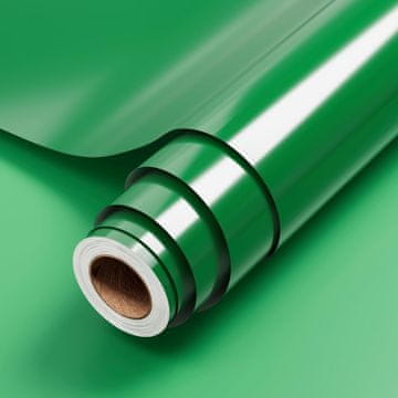 shumee Samolepilna vinilna folija za ploter 30,5 x 305 cm, sijajna zelena