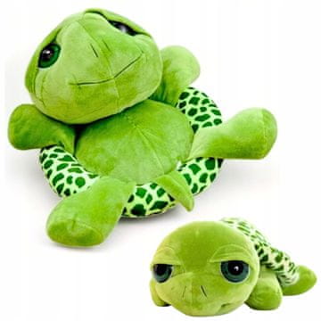 shumee Plišasta igrača zelena želva Albert, srčkan, ljubek, 30 cm
