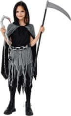 shumee Otroški kostum za noč čarovnic s koso, velikost M, 7-8 let