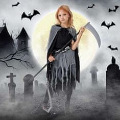 shumee Otroški kostum za noč čarovnic s koso, velikost M, 7-8 let