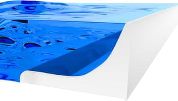 shumee Prag za tuš, samolepilno tesnilo, vodna zapora, bel, 250 cm