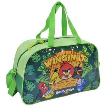 Derform ŠPORTNA TORBA ANGRY BIRDS ZELENA