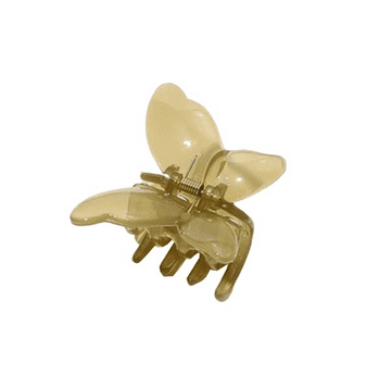 shumee ECARLA Sponka za lase z metuljčkom zelena XL 5,5 cm SP244ZIE