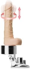 shumee TELESKOPSKI ROTACIJSKO-DRSNI VIBRATOR - REALISTIČEN PENIS - 75394712