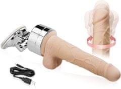 shumee TELESKOPSKI ROTACIJSKO-DRSNI VIBRATOR - REALISTIČEN PENIS - 75394712