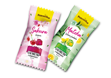 shumee Pszczółka Sakura&Matcha bonboni z okusom češnje in zelenega čaja 1kg