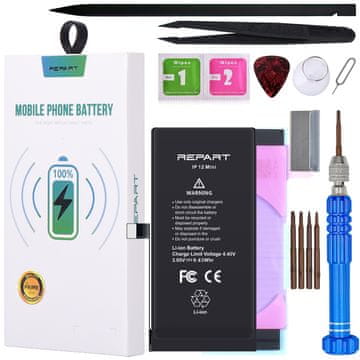 shumee Baterija za Apple iPhone 12 mini REPART 2450mAh večja kapaciteta