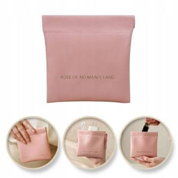 shumee ECARLA Organizator za spodnje vložke iz eko usnja, roza ORM34R