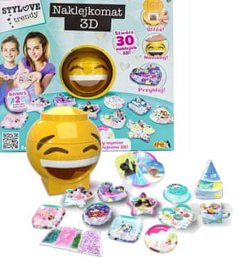 shumee Komplet za ustvarjanje 3D nalepk EPEE NAKLEJKOMAT za otroke
