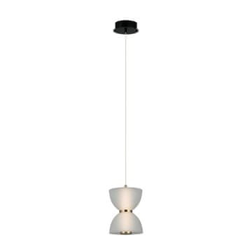 Italux LED viseča svetilka 8W TICA PND839491BK Italux