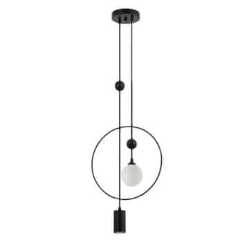 Italux Viseča svetilka Italux TROSTI PND428892BK