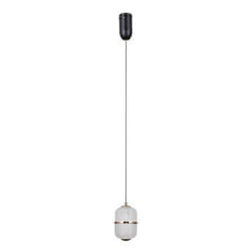 Italux LED viseča svetilka 6W ALANI PND343751BK Italux
