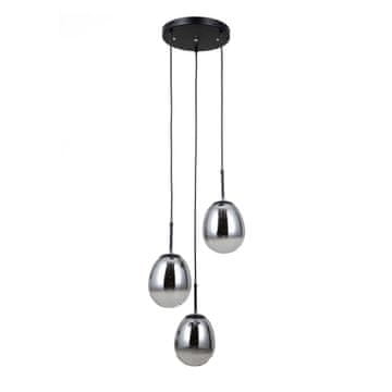 Italux Viseča svetilka Italux MEOLO PND408253BK