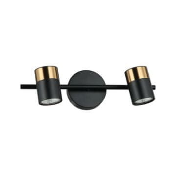 Italux ELICE WL588922BKBRO Premična stenska svetilka Italux