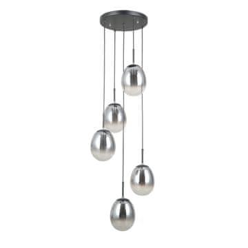 Italux Viseča svetilka Italux MEOLO PND408255BK
