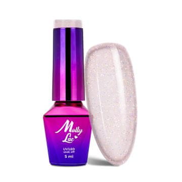 shumee MollyLac Fantasyland Glitter Glam Rock hibridni lak za nohte 5 ml št. 316