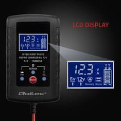 shumee Qoltec avtomatski polnilnik baterij za AGM GEL STD 6V/12V | 2A | usmernik s funkcijo popravila in LED zaslonom