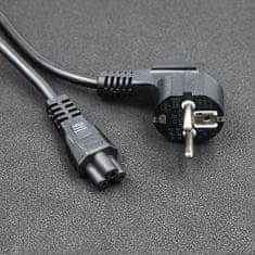 Qoltec kotni SCHUKO napajalni kabel | IEC C5 | Deteljica | 3x1,0 mm² | 1,5 m