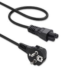 Qoltec kotni SCHUKO napajalni kabel | IEC C5 | Deteljica | 3x1,0 mm² | 1,5 m