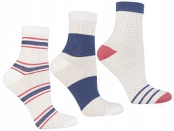 shumee Ženske 3/4 gležnjarske nogavice z mrežico, klasični komplet 3-delni MORAJ 35-38