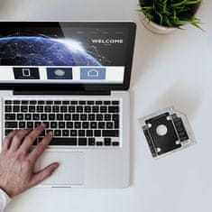Qoltec 2,5-palčni nosilec trdega diska | 9,5 mm