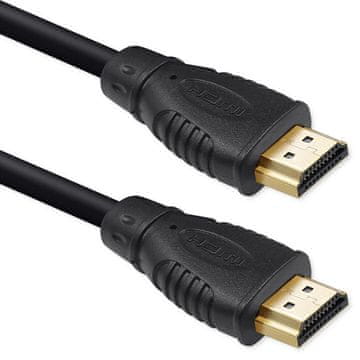 Qoltec HDMI kabel v1.4 | Visoka hitrost | Ethernet | 4K | 30Hz | ZLAT | 2 m