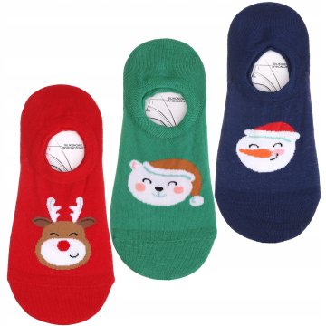 shumee Božične nogavice Nizke balerinke za božič MORAJ 3 pari 38-41