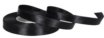 shumee ČRNI SATEN TRAK 12 MM 32M