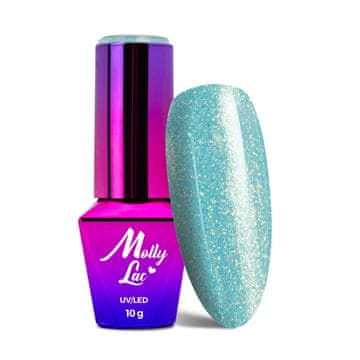 MollyLac MollyLac Winter Crystalize Candyman hibridni lak za nohte 10 g št. 228