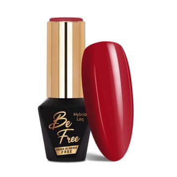 shumee Molly Nails BeFree Elegance hibridni lak za nohte v ognjeno rdeči barvi HEMADiHEMA Free 10 g št. 5