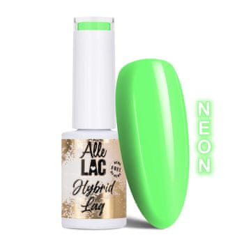 shumee AlleLac Over the Rainbow neonski hibridni lak za nohte HEMADiHEMA Free 5g št. 80