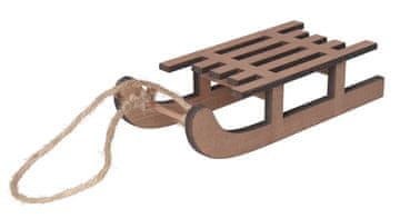 shumee BOŽIČKOVE SANI VELIKE LESENE SANI ZA BOŽIČNO DEKORACIJO DARILA