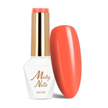 shumee Molly Nails Power Flower Orange Velvet hibridni lak za nohte HEMADiHEMAFree 8 g št. 721