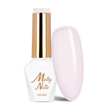 shumee Molly Nails francoski manikura svetlo nude hibridni lak HEMADiHEMA Free 8g št. 134