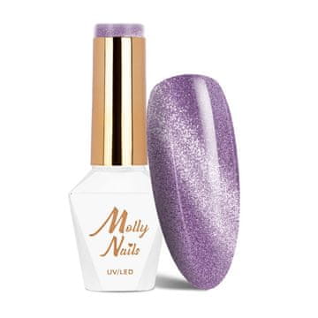 shumee Mačji očesni ženski lak Miss Violet Molly Nails HEMADiHEMA Free 8g magnetni hibridni lak za nohte št. 442