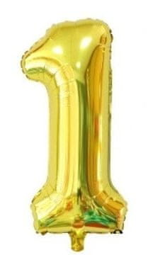 shumee FOLIJA BALONI ŠTEVILKA FOLIJA BALON ŠTEVILKA 1 80 CM