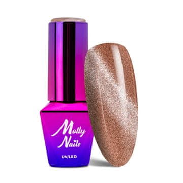 shumee Molly Nails lak za nohte Cat Eye Womanity Wood Hybrid 8 g št. 445