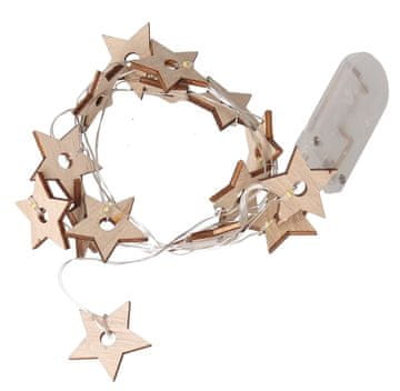shumee LED LUČKE ZA BOŽIČNO DREVO, ŽIČNE ZVEZDE NA BATERIJE