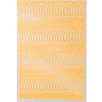 shumee Nalepke za nohte tanke, samolepilne, opalescentne, kačja koža, Snake Skin oranžne barve