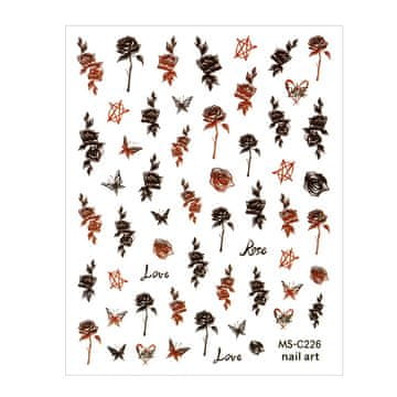 shumee Tanke samolepilne nalepke za nohte za noč čarovnic MSC226