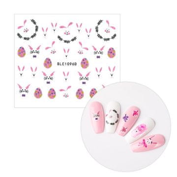 shumee 3D nalepke za nohte, samolepilne, bleščeče, velikonočne, BLE 1096D