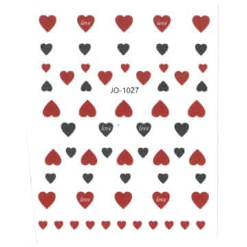 shumee Tanke samolepilne nalepke za nohte v obliki srca JO1027