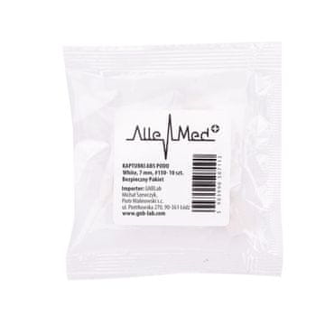 AlleMed Kapice za pedikuro 7 mm 150 grit 10 kosov ABS Podo AlleMed bele